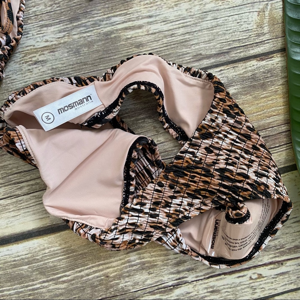 Mosmann Ribbed Bikini Set Havana Leopard Print - Picture 8 of 10